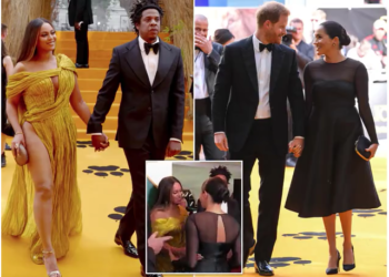 FOTO/ Beyonce me veshjen e saj çmend edhe princin Herry