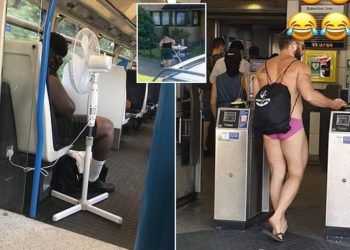 FOTO/ Vapa “çmend” britanikët, lakuriq në autobusë, metro dhe rrugë