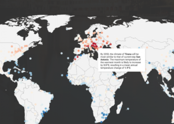 Ndryshime dramatike temperaturash në të gjithë botën, Tirana 4 gradë më shumë në pak vite