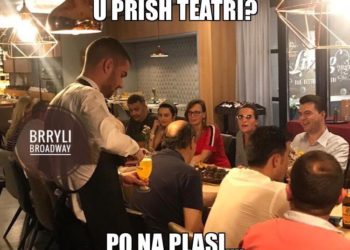 Pas marrëveshjes me PD-në, artistët dhe Basha ia shtrojnë me mish e birra
