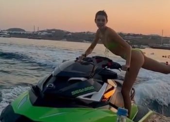 VIDEO/ Kendall Jenner i bashkohet sfidës më të fundit ‘Bottle Cap Challenge’