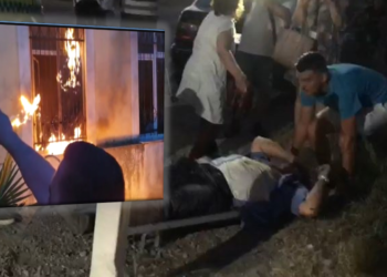 VIDEO e sulmit në KZAZ e Vaut të Dejës dhe përplasja e militantëve të PD-së me policinë