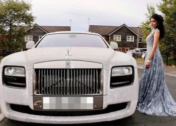 Në mbrëmjen e maturës me Rolls Royce të mbuluar me mbi 4 milionë kristale zvarovski