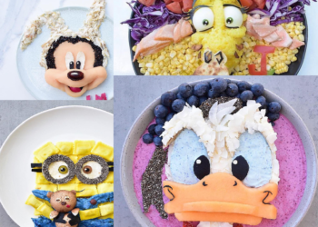 FOTO/ Një këshillë për nënat që fëmijët i kanë të pabindur, ja si t’i shndërroni pjatat në një “vepër arti”