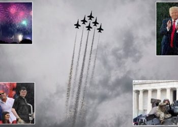 FOTO/ Dita e Pavarësisë, amerikanët sfidojnë shiun, Trump: Sot, më të fortë se kurrë