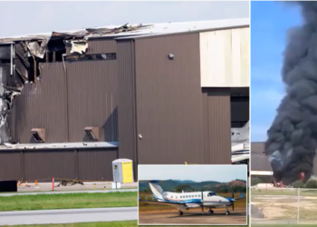 VIDEO+FOTO/ Avioni rrëzohet pak pas ngritjes në Teksas, asnjë i mbijetuar