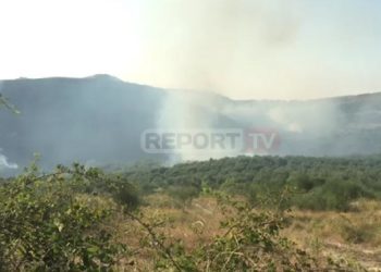 Kodrat e Levanit nën pushtetin e flakëve, terreni i keq vështirëson shuarjen