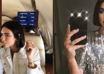 Si dy pika uji, ngjashmëria e madhe mes Dua Lipës dhe modeles së njohur britanike