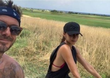 Familja Beckham kalon pushimet në Itali
