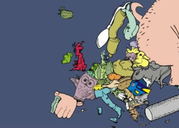 Harta e Evropës në imagjinatën e artistit gjerman, ja si e shikon Shqipërinë