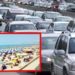 Trafik i rënduar në aksin Lezhë-Shëngjin, të gjithë drejt plazhit