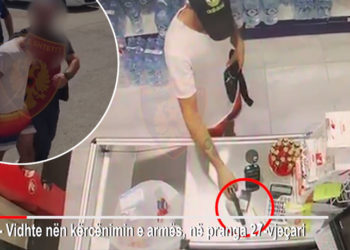 VIDEO/ Kapet hajduti me kapele që vidhte me armë në Tiranë