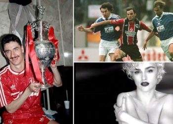 FOTO/ Nga Madonna tek Margaret Thatcher, si ishte futbolli dhe bota kur Liverpool fitoi titullin e fundit