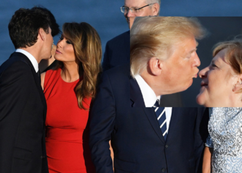 FOTO/ Puthja e Trump-Merkel dhe ajo e Melania-Trudeau “vjedhin” vëmendjen në Samitin e G7