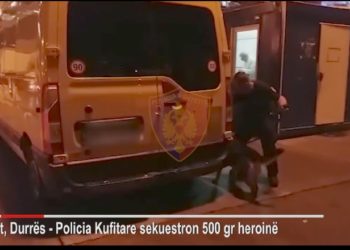 Pranga 35-vjeçarit në portin e Durrësit, kishte fshehur në furgon 500 gr heroinë (video)