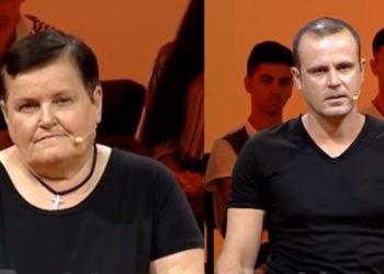 Lind fëmijë me shokun e saj ndërkohë që priste vdekjen e burrit