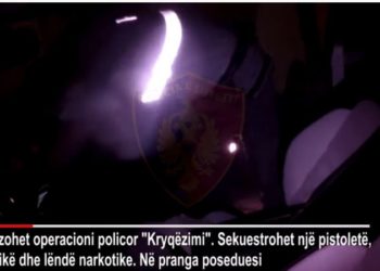 Video/Sekuestrohen armë dhe drogë në Tiranë, në pranga 22-vjeçari