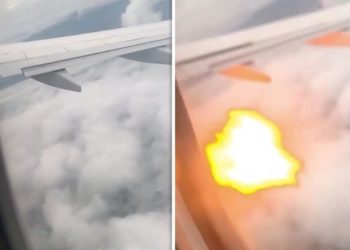 VIDEO/ “Diçka s’është në rregull, të dua”, Pasagjerët e tmerruar nisin SMS e fundit, pasi motori shpërthen në flakë