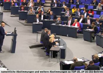 Gjermania i thotë po Shqipërisë, 395 vota Pro dhe 16 Abstenim