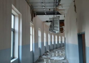 Pamje nga përmbytjet në Fakultetin e Gjeologji Minierave