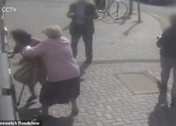 VIDEO/ “Janë paratë e mia”, Gjyshja 81 vjeçe përleshet me grabitësin në një bankomat