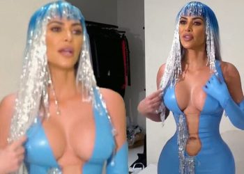 FOTO/ Kim Kardashian provon fustanin për Met Gala, Kourtney e ngacmon: Dukesh si Nicki Minaj për “Halloween”