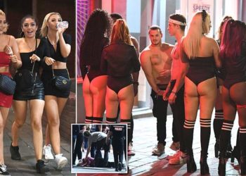 FOTO/ “Mezi presin leksionet”, Festa e shfrenuar e studentëve në rrugët e qytetit për vitin e ri universitar