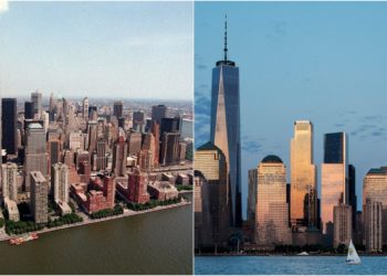 FOTO/ Si ndryshoi qielli i New York-ut pas sulmeve të 11 shtatorit