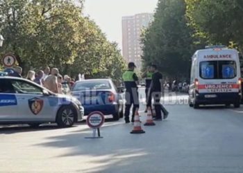 Makina përplas drejtuesin e biçikletës te ‘Rruga e Elbasanit’