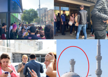 VIDEO/ Stambolli goditet nga një tërmet i fuqishëm, njerëzit në rrugë të frikësuar, evakuohen shkolla e spitale