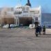 FOTO/ Përfshihet nga flakët anija greke, panik tek 538 pasagjerët që ishin në bord