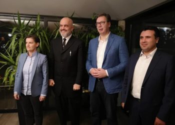 Publikohen pamjet, Rama takohet në Novi Sad me Vuçiç, Brnabiç dhe Zaev