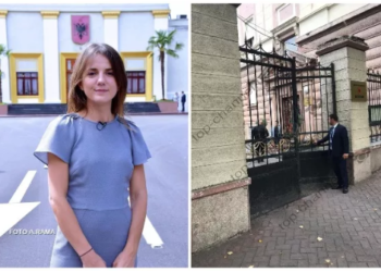 FOTO/ U mor në mbrojtje nga Garda, dalin pamjet si po ruhet Rudina Hajdari