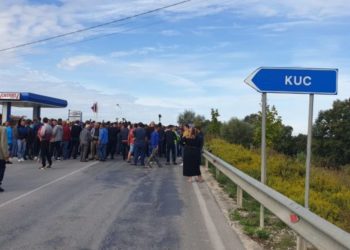 Fermerët e Beratit në protestë sepse prodhimet e tyre nuk gjejnë treg, bllokojnë rrugën kombëtare