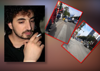 Albano Bogdo aksidentohet, aktori i humorit shihet i ulur në trotuar për t’u qetësuar