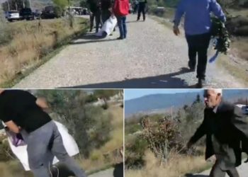 “Polici shqiptar i merr banderolën nënës së Kacifasit”, pamjet bëjnë xhiron e mediave greke
