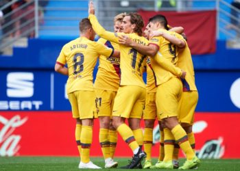 VIDEO/ Barça “show”, Messi-Suarez-Greizmann gjejnë kiminë mes tyre