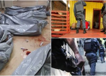 FOTO/ Përplasje e ashpër e policisë me trafikantët e drogës në Brazil, 17 të vdekur