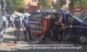 I riu qëllon me pistoletë në ajër gjatë zënkës, arrestohet nga policia bashkë me shokun