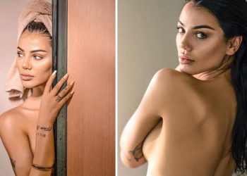 FOTO/ Morena Taraku çmend fansat, pozon nudo para fotografit