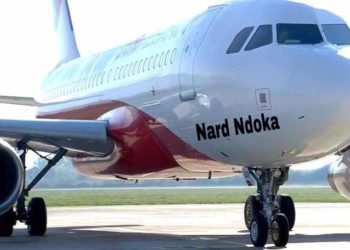 FOTO/ Plasin memet, avioni ‘Nard Ndoka’, do bëjë linjën Tiranë-Caracas