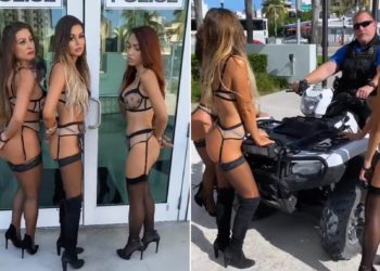 VIDEO/ Pezullohet polici që çmendi “Instagram”-in ku bënte sikur arrestonte tre vajza me të brendshme