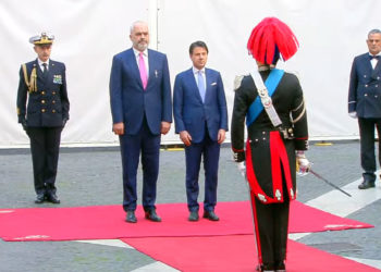 VIDEO/ Kryeministri Rama vizitë në Itali, pritet nga homologu Giuseppe Conte