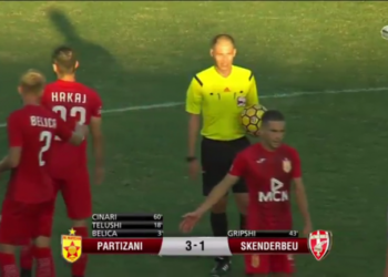 Partizani nënshtron Skënderbeun dhe merr komandën e Kategorisë Superiore