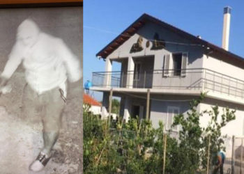 VIDEO/ Momenti kur autori me kapuç vendos tritolin në banesën e ish-policit në Lezhë