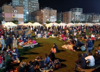 Ngrihen rreth 200 çadra në Thumanë, do strehohen banorët që u janë shembur banesat nga tërmeti (Foto)