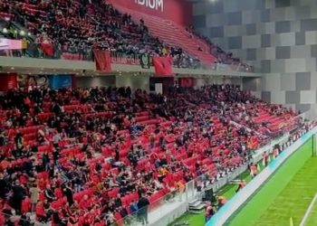 VIDEO / Nis të mbushet stadiumi, ja atmosfera në prag të ndeshjes me Francën