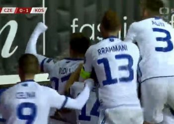Kosova surprizon në Çeki, Nuhiu shënon një supergol