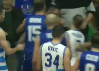 VIDEO/ Masakroi gjyqtarin me grushte, përjashtohet përjetë basketbollisti Bruno Deliu