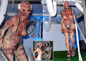 FOTO/ Heidi Klum “mbretëresha e Halloween”, shikoni transformimin e modeles për partin në New York
